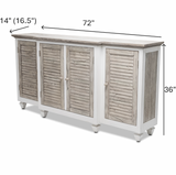 Islamorada 4-Door Credenza