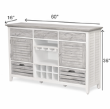 Islamorada Sideboard with Wine Rack