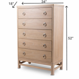 Monterey 5 Drawer Chest