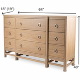 Monterey 9 Drawer Dresser