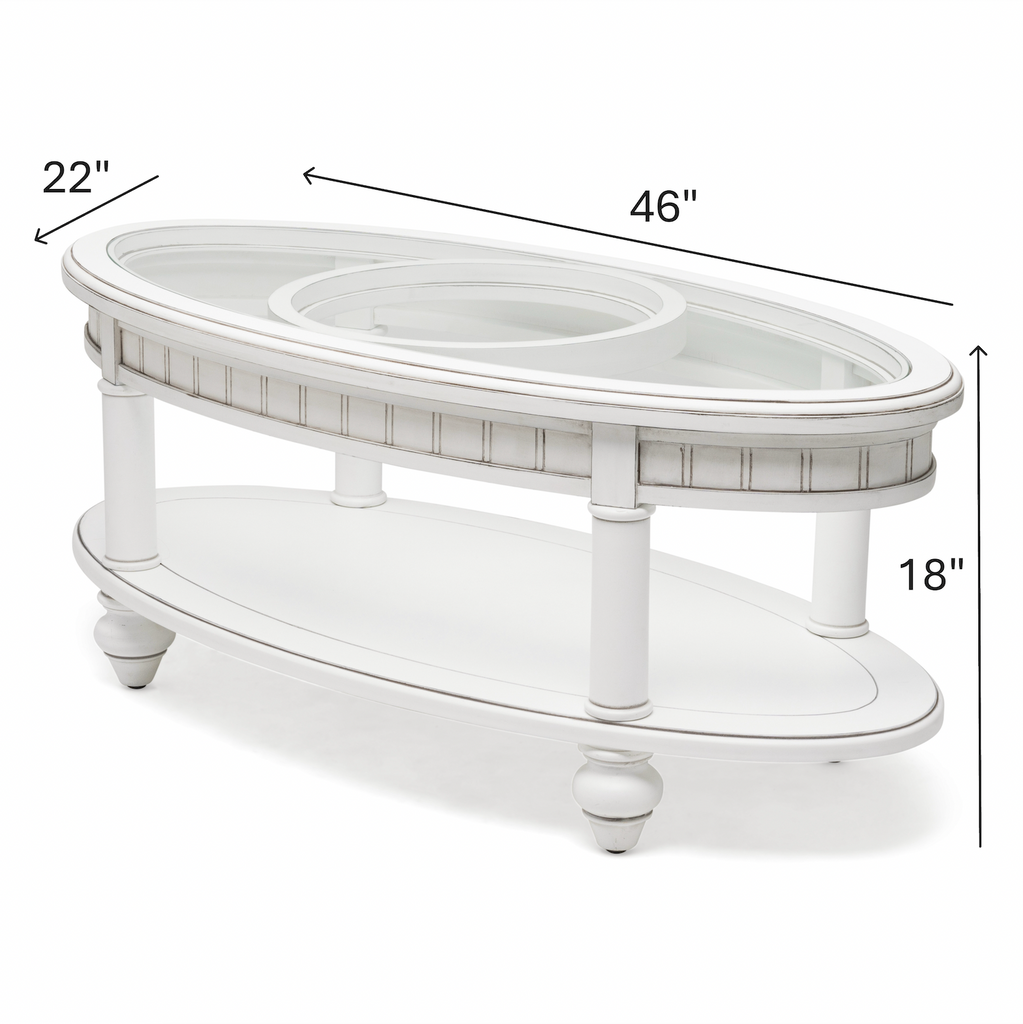 Monaco Oval Coffee Table