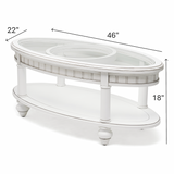 Monaco Oval Coffee Table