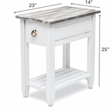 Picket Fence Chairside Table