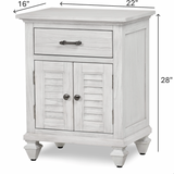 Surfside 1-Drawer / 2-Door Electrified Nightstand