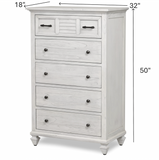 Surfside 5 Drawer Chest