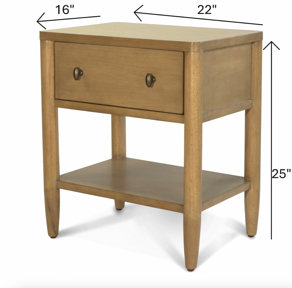 Chatham 1 Drawer Nighstand w/ USB A + C
