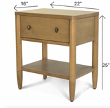 Chatham 1 Drawer Nighstand w/ USB A + C