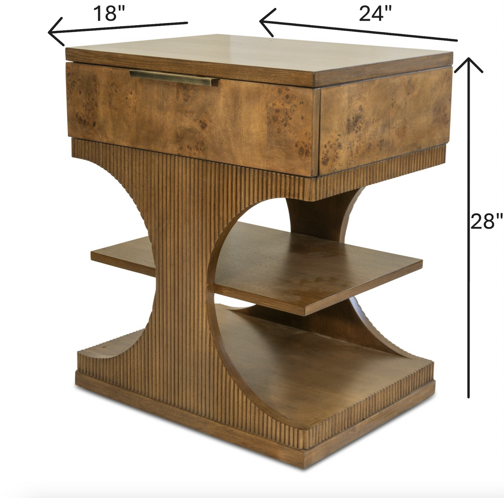 Manhattan Valley 1 Drawer Accent Nightstand