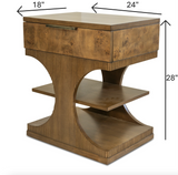 Manhattan Valley 1 Drawer Accent Nightstand