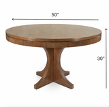 Manhattan Valley 50" Round Dining Table
