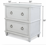 Point Breeze 2 Drawer Nightstand w/ Power and USB A+C
