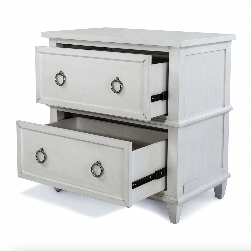 Point Breeze 2 Drawer Nightstand w/ Power and USB A+C