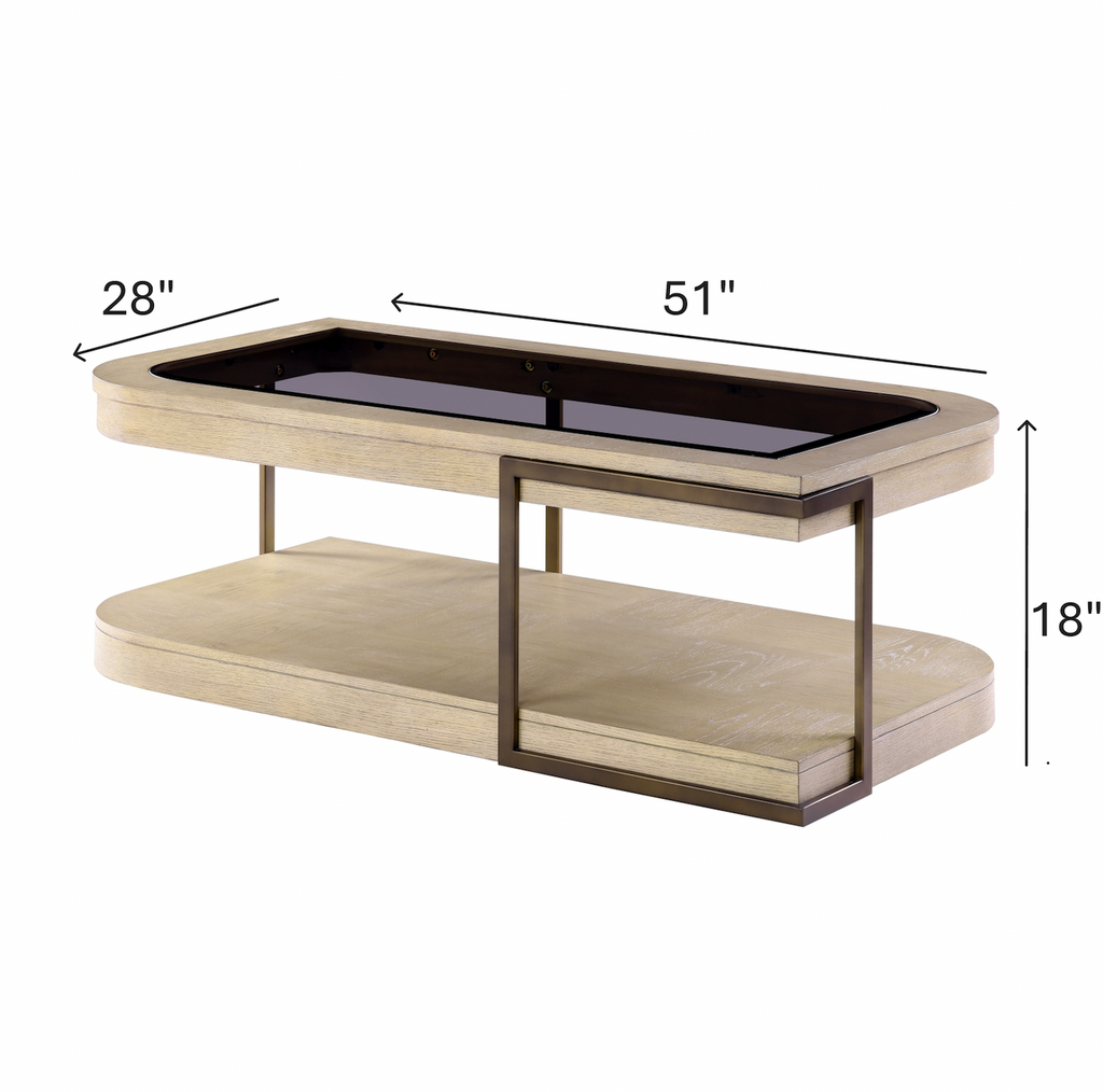 Rio Vista Coffee / Cocktail Table w/ Casters