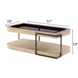 Rio Vista Coffee / Cocktail Table w/ Casters