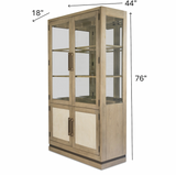 Rio Vista Bunching Curio w/ Reversible Panels and Cabinets