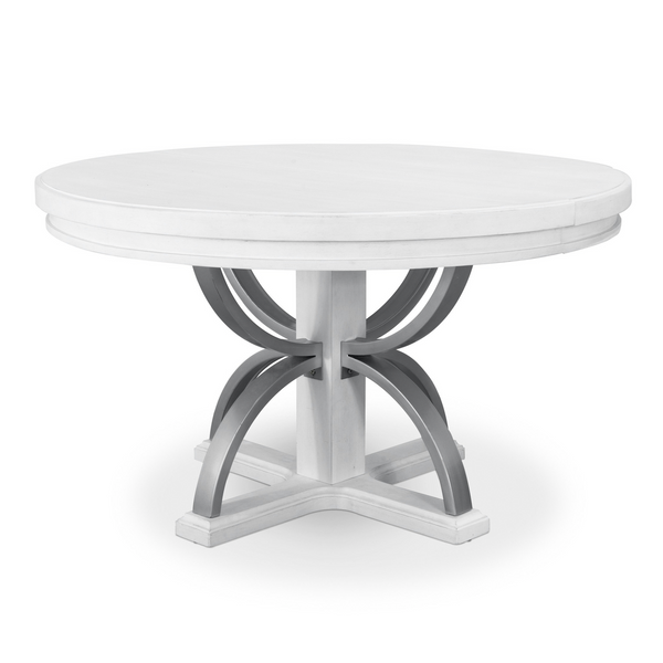 Point Breeze Round Dining Table w/ Metal and 20