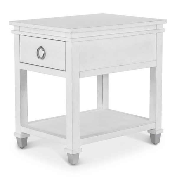 Point Breeze 1-Drawer Chairside Table front view