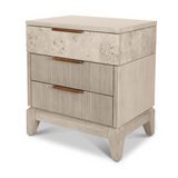 Manhattan Valley 3 Drawer Nightstand w/ Power and USB