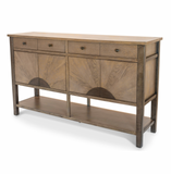 Sun Haven Credenza w/ Silver Tray