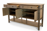 Sun Haven Credenza w/ Silver Tray