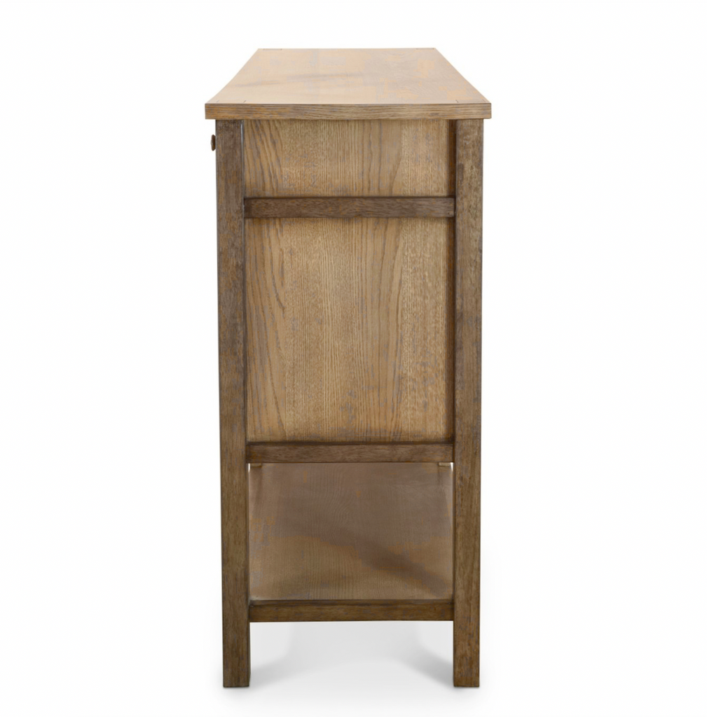 Sun Haven Credenza w/ Silver Tray