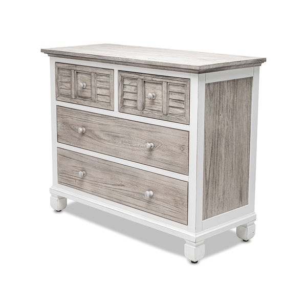 Islamorada 4 Drawer Chest / Single Chest front view