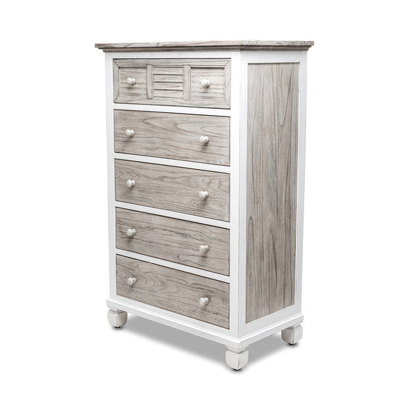 Islamorada 5 Drawer Chest – Lineage Collections Islamorada 5 Drawer Chest – Lineage Collections