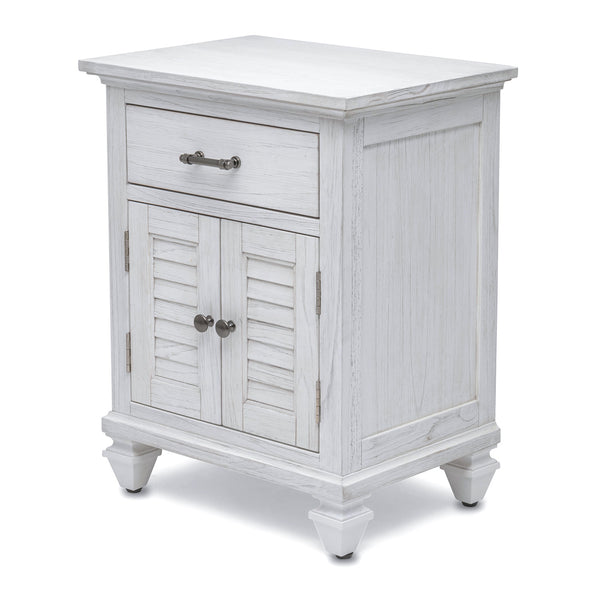 Surfside 1-Drawer / 2-Door Electrified Nightstand front view
