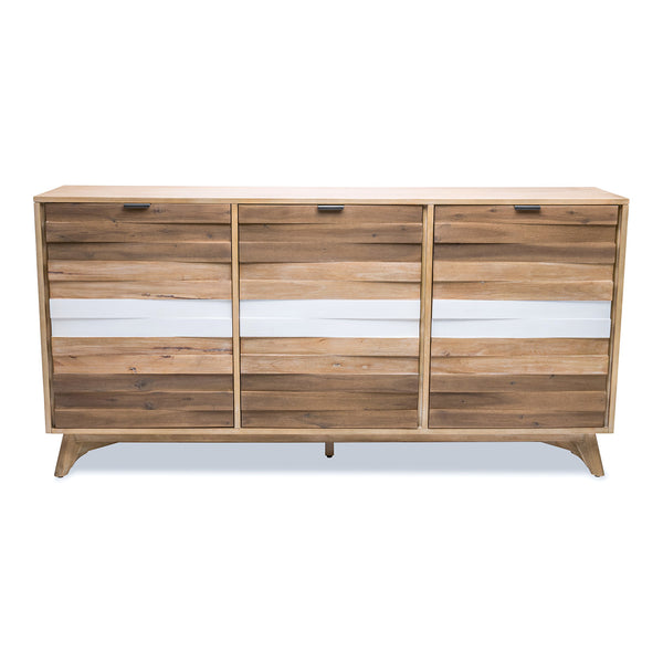 Laguna 3-Door Credenza angle view