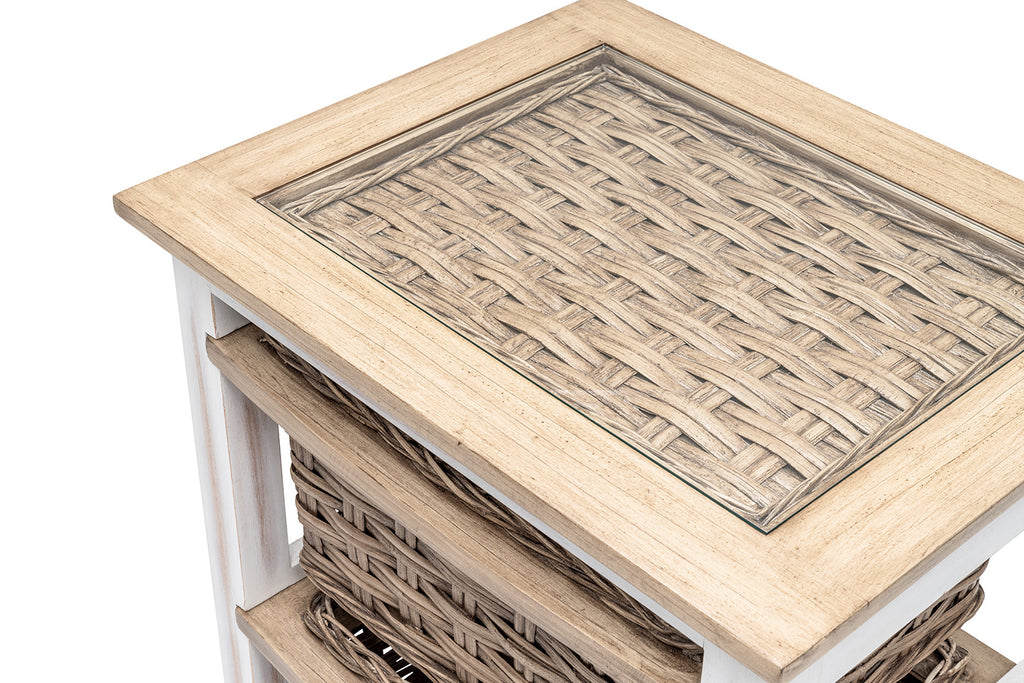 Island Breeze 2-Basket Storage Cabinet