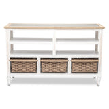 Island Breeze 3-Basket Entertainment Center