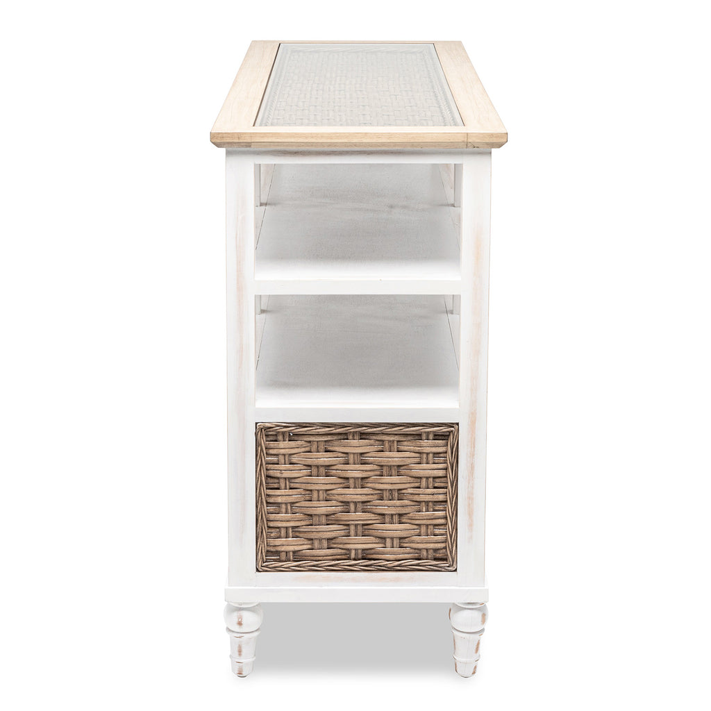 Island Breeze 3-Basket Entertainment Center