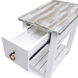Picket Fence Chairside Table