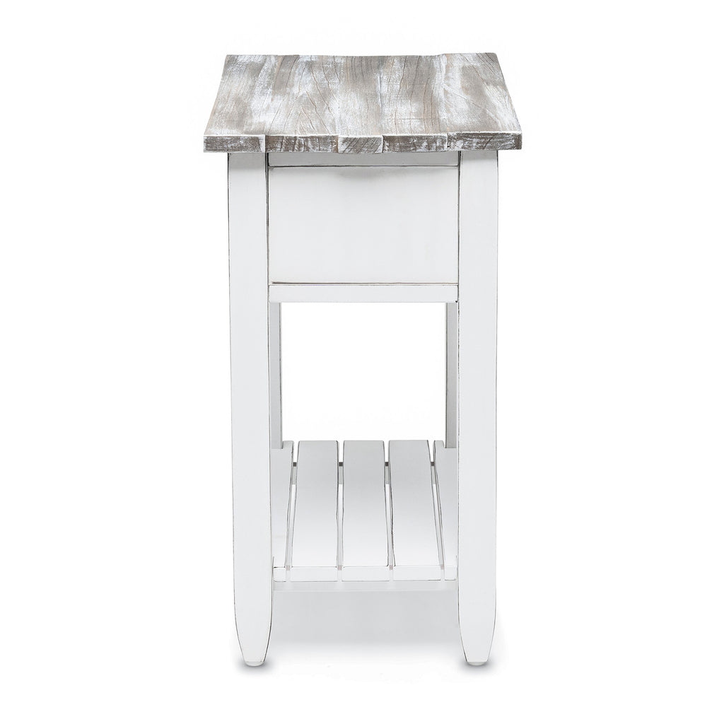 Picket Fence Chairside Table