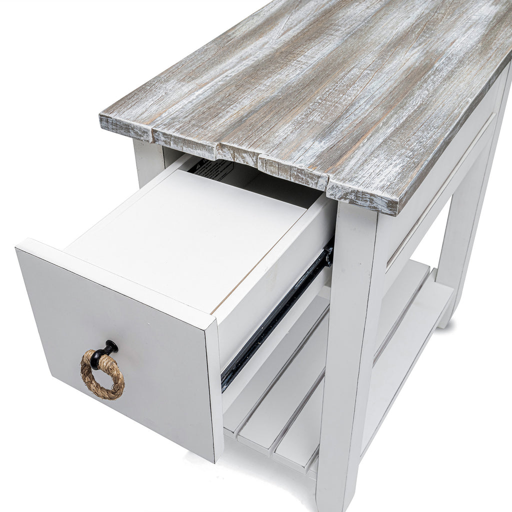 Picket Fence Chairside Table