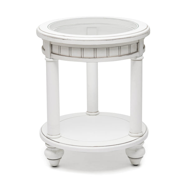 Monaco Round End Table front view