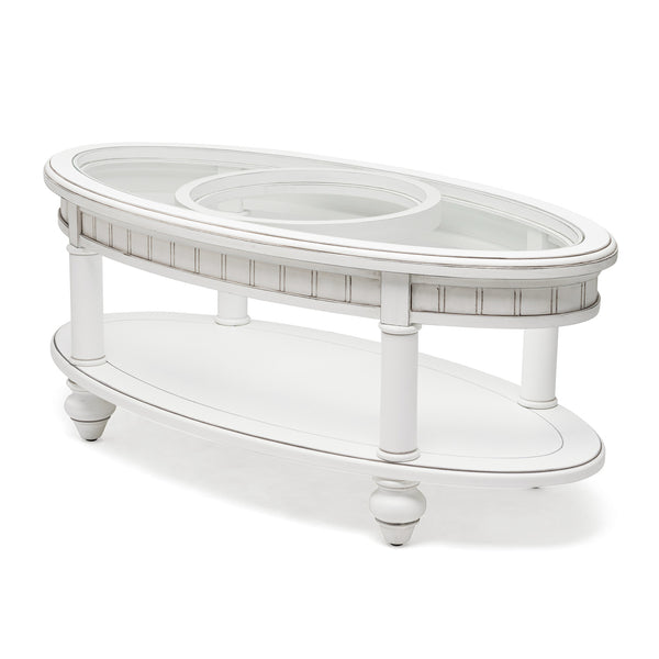 Monaco Oval Coffee Table front view