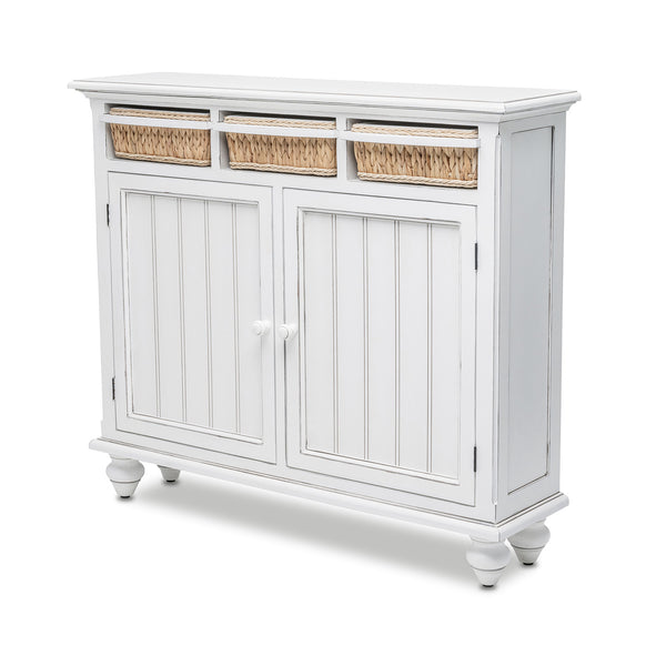 Monaco Entry Cabinets with Baskets front view