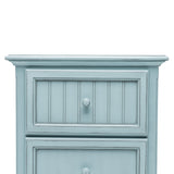 Monaco Bleu 2 Drawer Electrified Nightstand