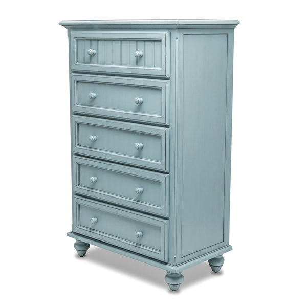 Monaco Bleu 5 Drawer Chest – Lineage Collections