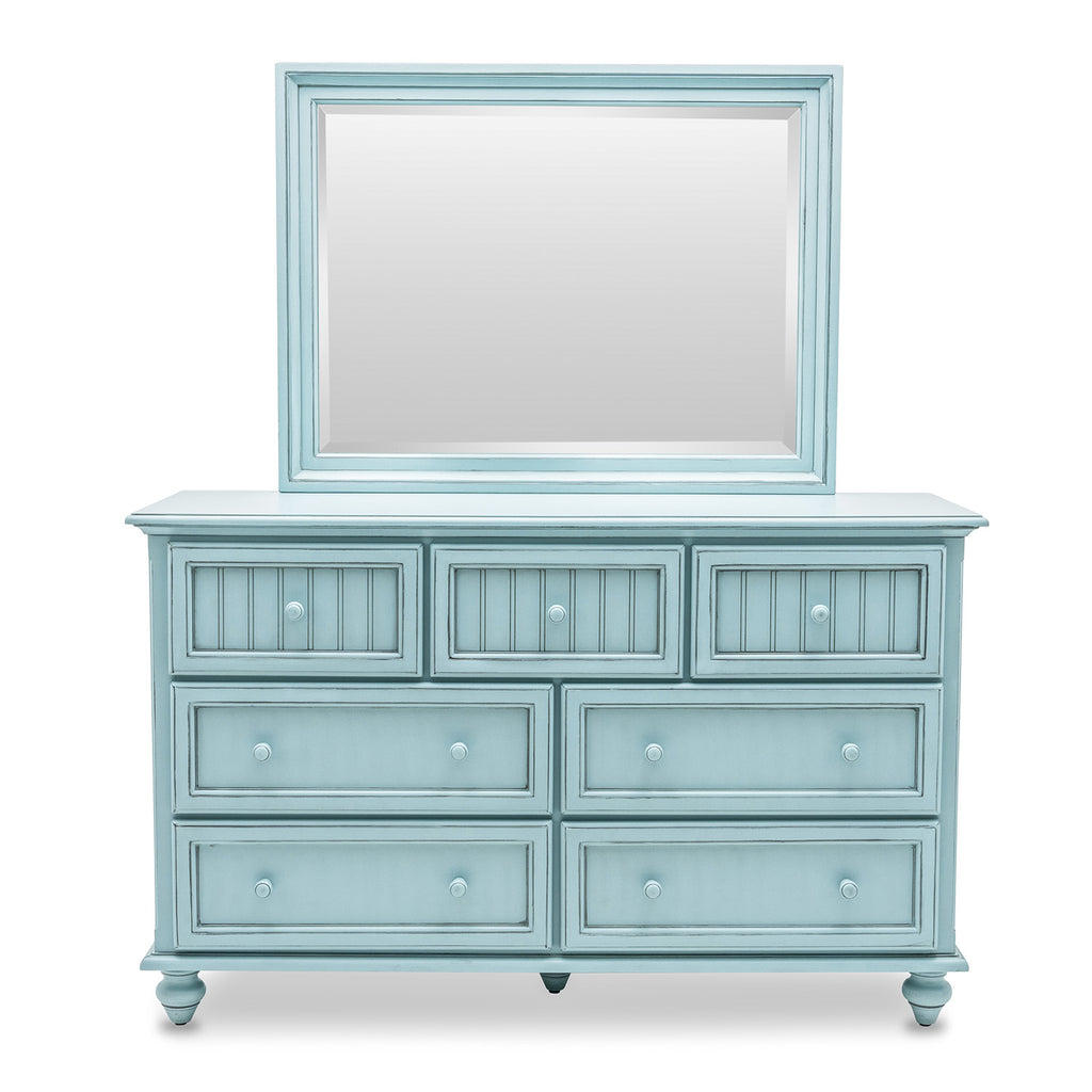Monaco Bleu 7 Drawer Dresser