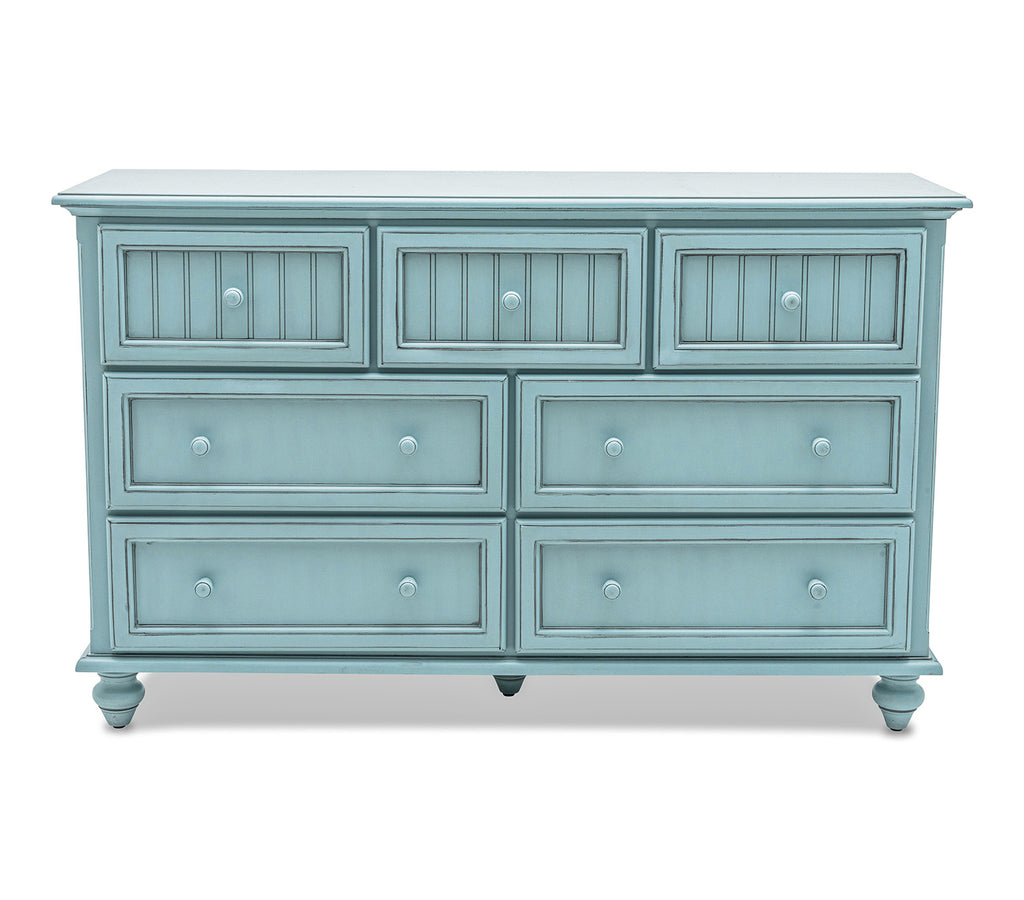 Monaco Bleu 7 Drawer Dresser