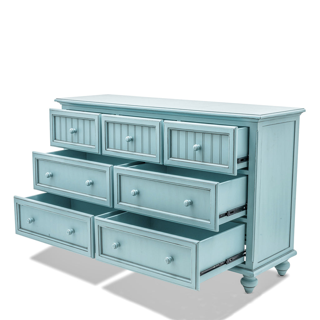 Monaco Bleu 7 Drawer Dresser