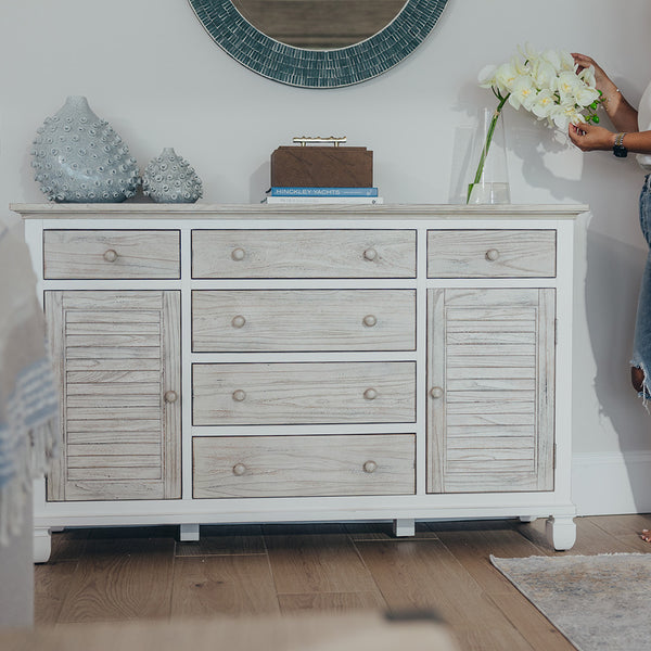 Islamorada 6-Drawer / 2-Door Dresser angle view