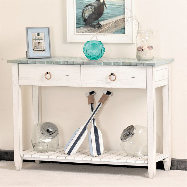 Picket Fence Console Table angle view