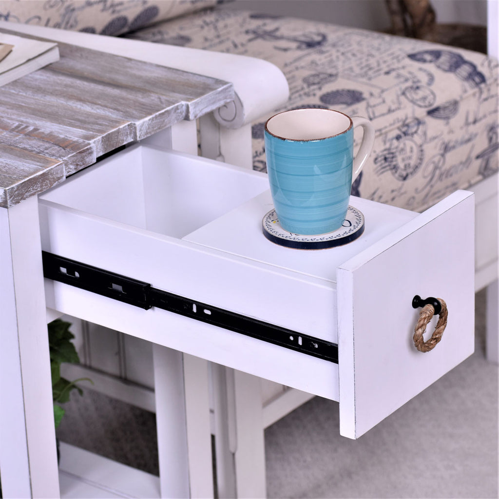 Picket Fence Chairside Table