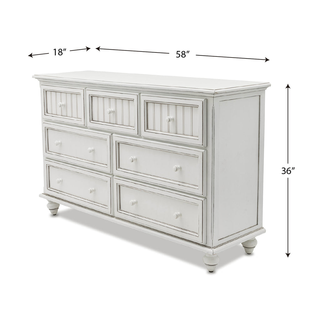 Monaco 7 Drawer Dresser