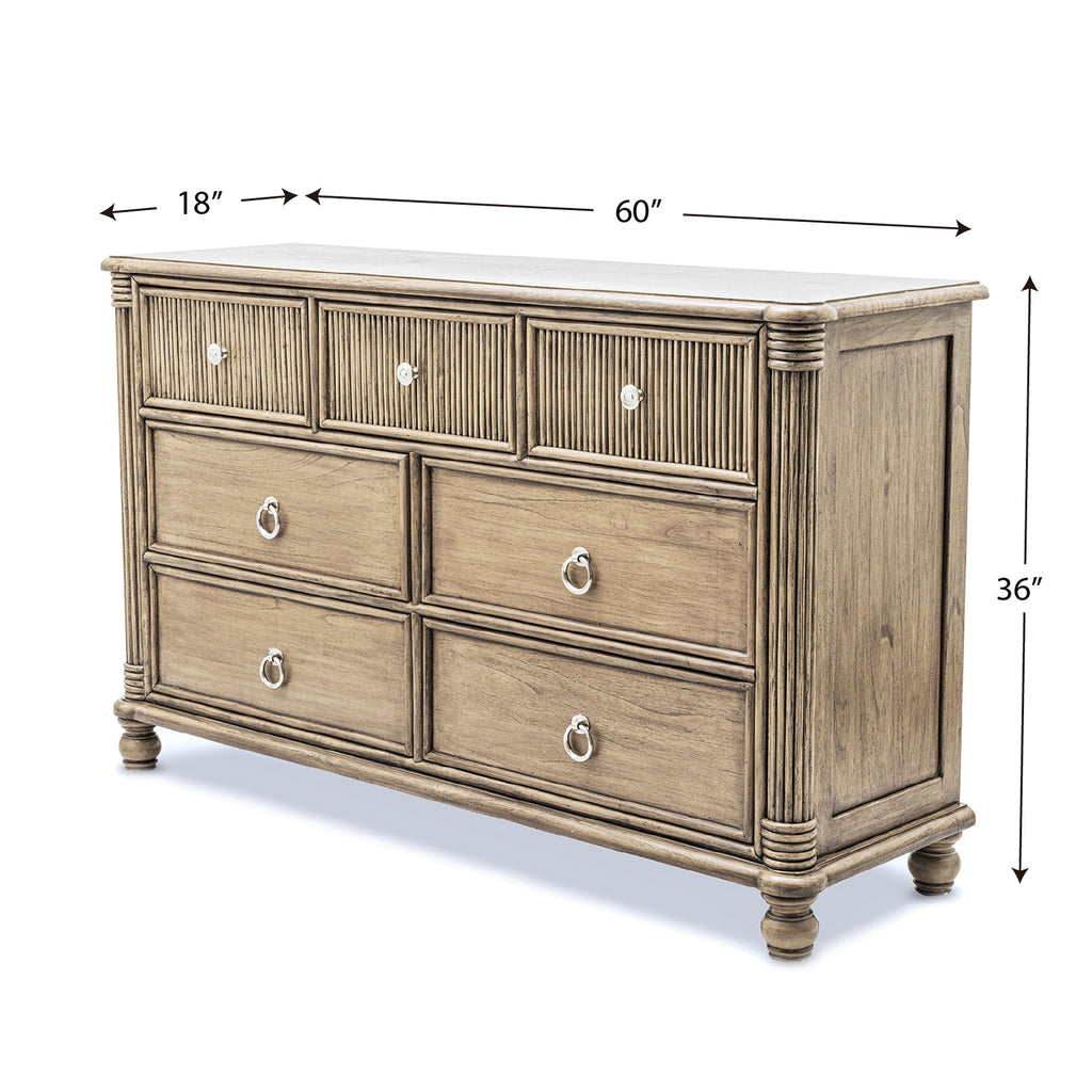 Malibu 7-Drawer Dresser