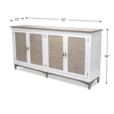 Port Royale 4-Door Credenza