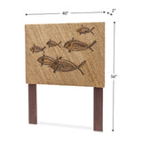 School of Fish Weave Headboard